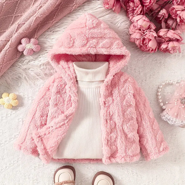 Cozy Pink Hooded Jacket FD