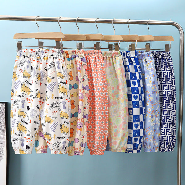 Children's pants summer new children's mosquito-proof pants thin boys' pants girls' trousers Korean version baby bloomers