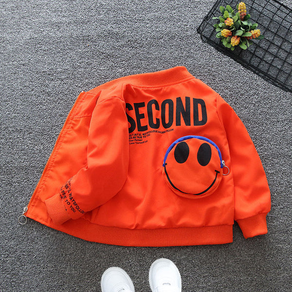 2025 Boys’ Korean Style Jacket – Spring Thin Top, Trendy Medium-Long Coat for Kids