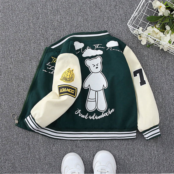 Boys trendy brand jacket spring 2025 new children's clothing boys baby casual middle aged and older children thin  trendy