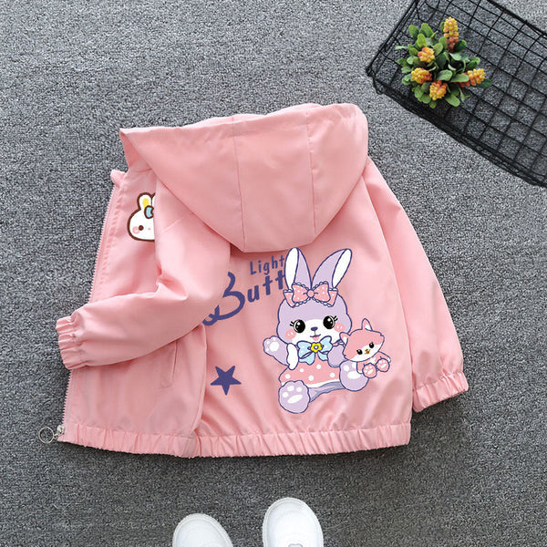 Lightweight Fashion Zipper Jacket for Girls