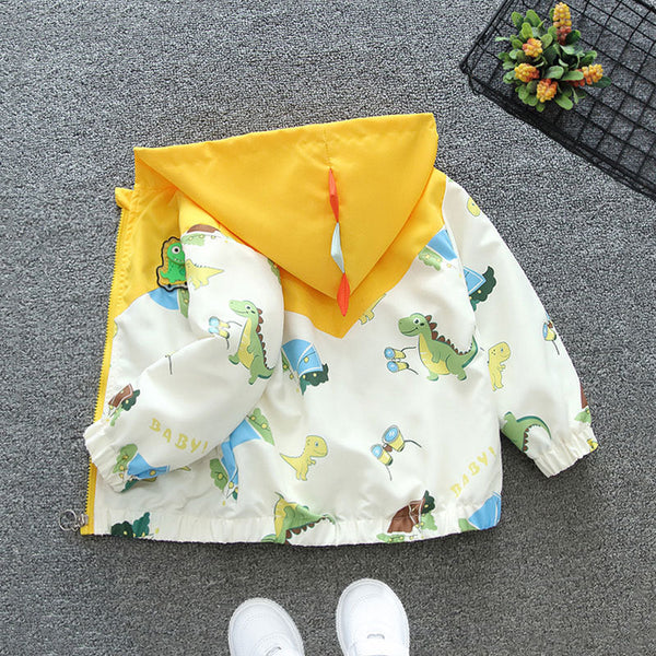 Boys’ Little Dinosaur Jacket – 2025 Spring Children’s Clothing