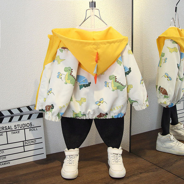 Boys' jackets spring and autumn 2025 new children's jackets girls spring tops medium and old children's trendy children's clothing