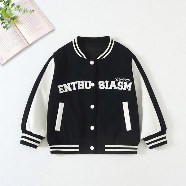 Children's autumn jacket Boys' versatile casual jacket 2025 autumn new children's fashionable Korean baseball jersey