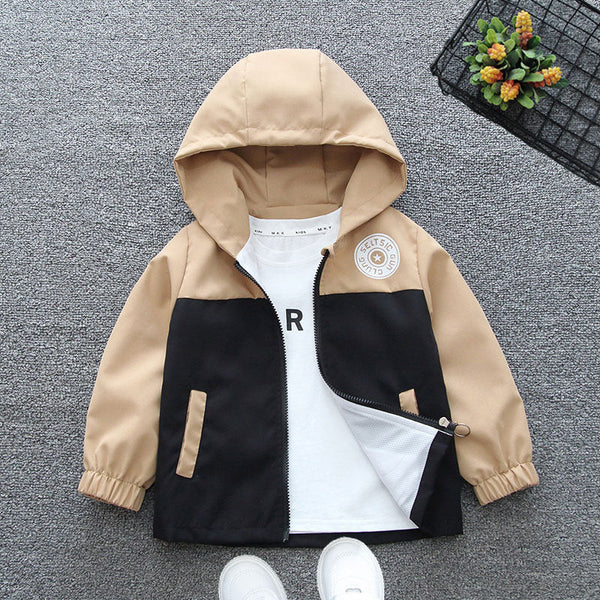 2025 Boys’ Trench Coat – Korean Style Fashion Jacket for Older Kids, Spring/Autumn Outerwear for Boys & Girls