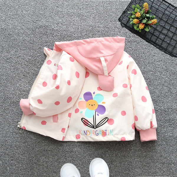 Girls' spring coat 2025 new children's foreign fashionable spring jacket boys' baby top handsome trendy children's clothing