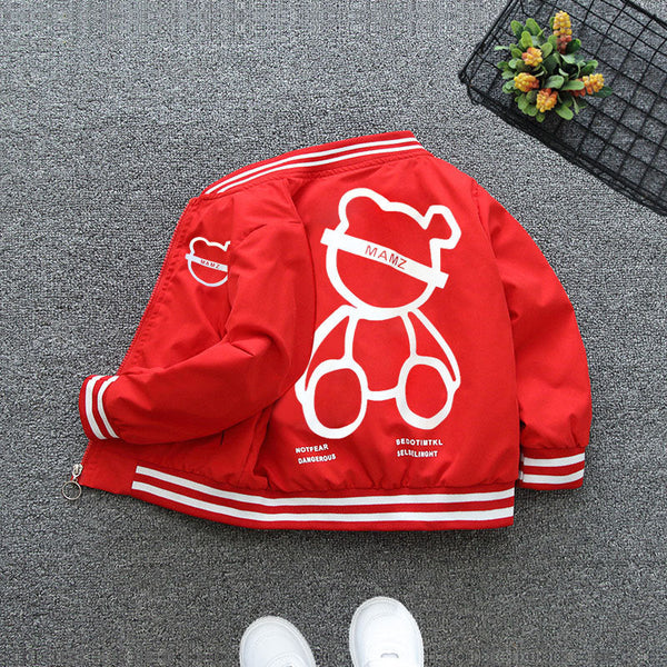 Processing custom children's clothing and boys' jackets 2025 new children's handsome jackets, foreign versatile tops and jackets are trendy