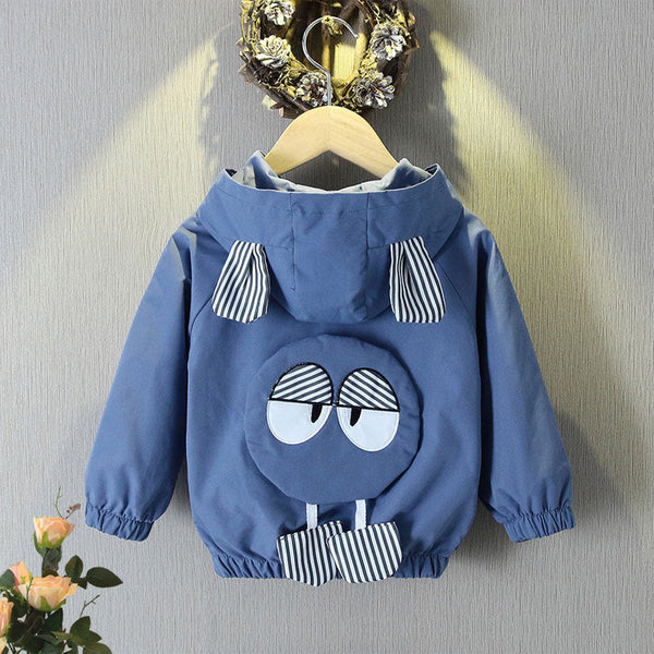 Children's three-dimensional cartoon tops, infant spring clothes 2025 new girls and boys spring and autumn coats, thin trendy babies