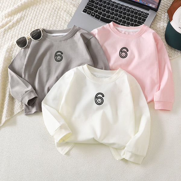 Kids’ Cotton Long Sleeve T-Shirt – Soft Base Layer Top for Boys & Girls