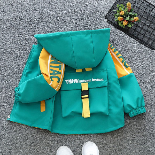 Children's spring clothes, girls' children's tops 2025 new hooded jackets, spring and autumn women's jackets, children and girls trend