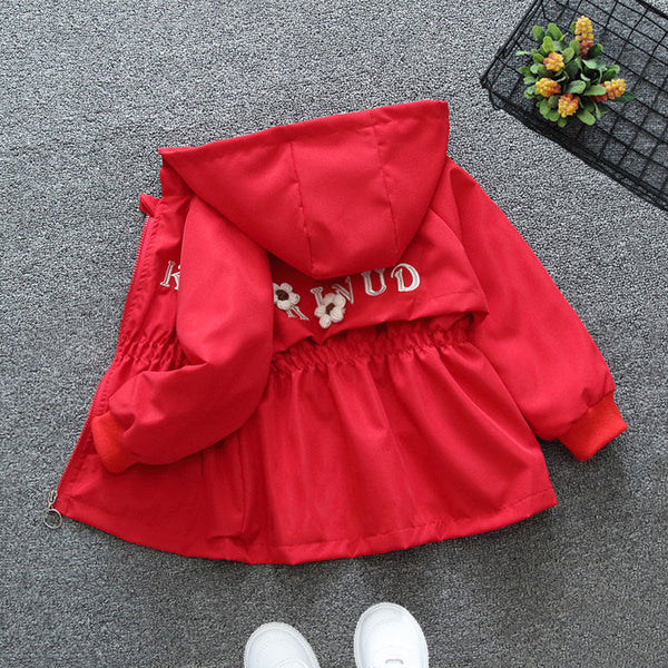 Girls coat children's jacket 2025 spring clothes baby girl spring and autumn models Korean outerwear boys thin tops tide