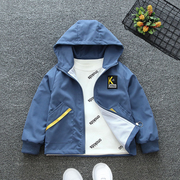 2025 Kids’ Cartoon Jacket – Boys Lightweight Trendy Outerwear