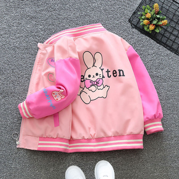 Boys and girls autumn casual coat 2025 new children's fashion handsome jacket baby versatile trench coat