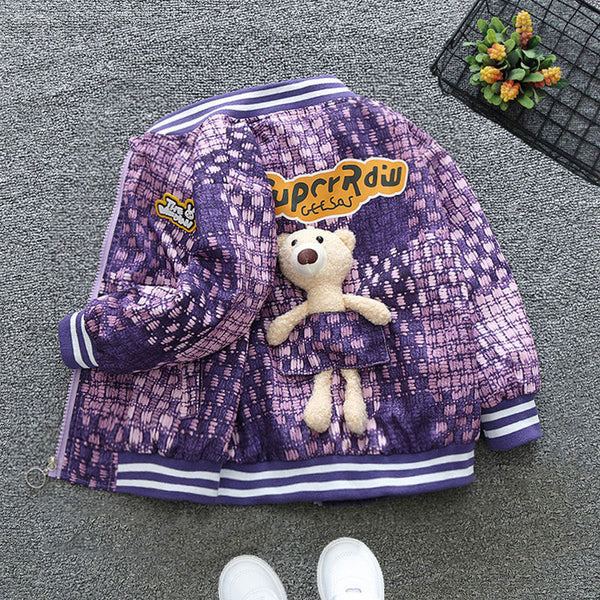 Processing custom boys' jackets spring and autumn 2025 new men's and women's treasure Xiaoxiangfeng baseball jersey plaid jacket top