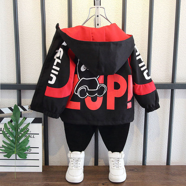 Boys spring and autumn casual jacket street style