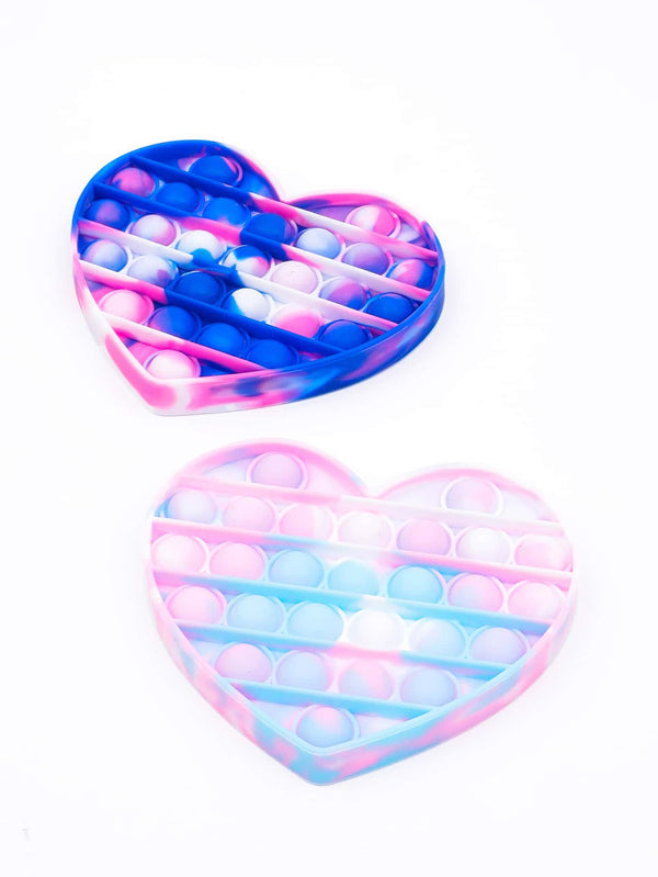 1pc Random Color Heart Push Pop Bubble - Negative Apparel