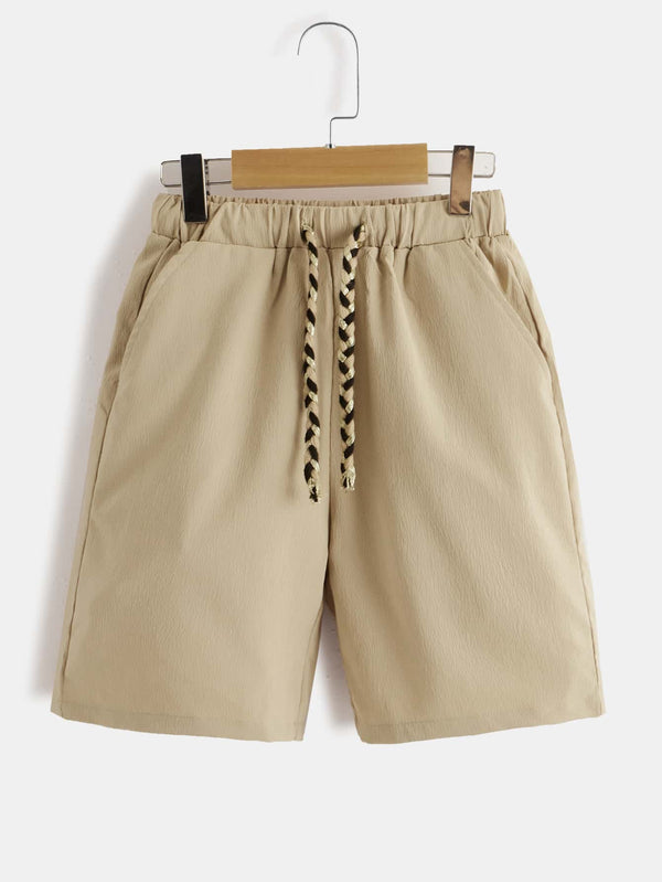 Boys Drawstring Waist Shorts - Negative Apparel