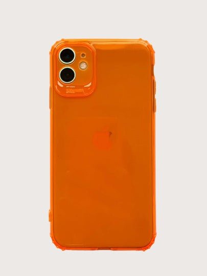 Neon Orange Silicon Rubber Iphone Case - Negative Apparel