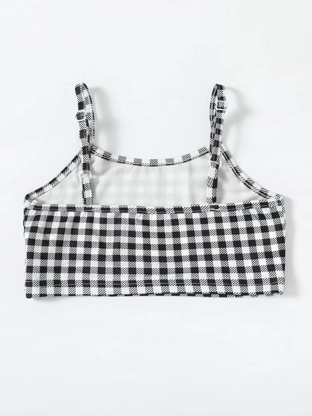 Toddler Girls Gingham Cami Top - Negative Apparel