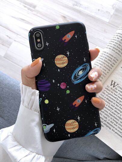 Universe Space Painted Soft Cellphone Case - Negative Apparel